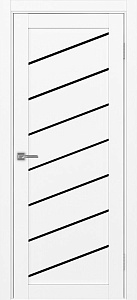 Недавно просмотренные - Дверь Эко 508.112У белый снежный, lacobel черный