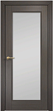 Дверь Оникс Италия 1 серый дуб, сатинат белый