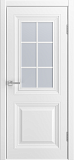 Дверь Олимпия эмаль белая, сатинат белый