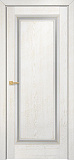 Дверь Оникс Бристоль 1 эмаль белая патина золото