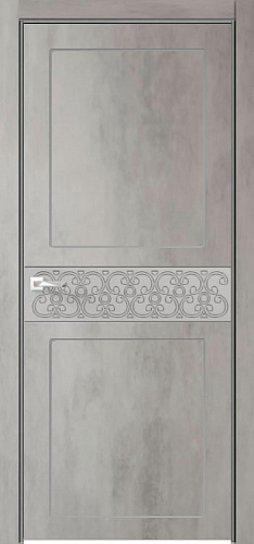 Дверь V Лоярд эмалит Севилья 07 бетон светлый, глухая