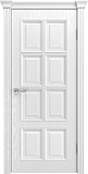 Дверь Текона шпон Фрейм 09 ясень белоснежный, глухая