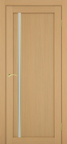 Дверь Эко 527.121 АПС ясень темный молдинг SG, lacobel белый