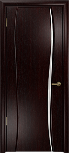 Недавно просмотренные - Дверь Арт Деко Лиана-1 венге, триплекс белый