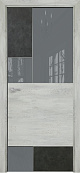 Схожие товары - Дверь Оникс New York бетон темный/лофт, глухая с вставкой лакобель RAL 7040