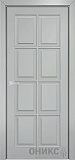 Дверь Оникс Неаполь фрезерованная №2 эмаль RAL 7038, глухая