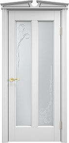 Недавно просмотренные - Дверь ПМЦ массив ольхи ОЛ102 эмаль белая, стекло 102-2