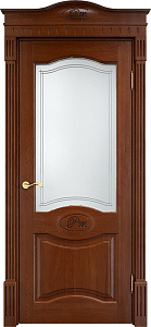 Недавно просмотренные - Дверь ПМЦ массив дуба Д3 коньяк, стекло 3-2