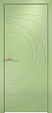 Дверь Оникс Концепт №9 эмаль фисташковая, глухая