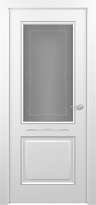 Недавно просмотренные - Дверь Z Venecia Т1 decor эмаль White patina Silver, сатинат