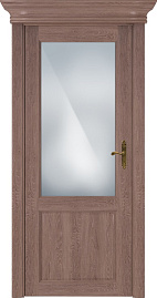 Недавно просмотренные - Дверь Статус CLASSIC 521 дуб капуччино, стекло сатинато белое матовое