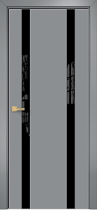 Недавно просмотренные - Дверь Оникс Верона 2 эмаль RAL 7040, триплекс черный