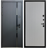 Входная дверь Матадор MXМ-7 антрацит софт/панель Вертикаль, силк маус