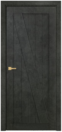 Дверь Оникс Лофт №3 бетон темный, глухая