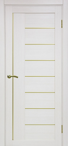 Дверь Эко 524.11 АПП ясень перламутровый молдинг SG, глухая