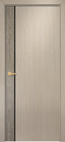 Дверь Оникс Дуо акация/мокко, триплекс черный