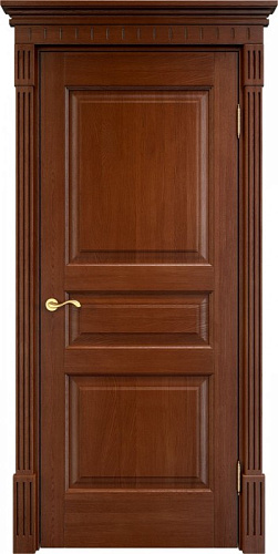 Дверь ПМЦ массив дуба Д5 коньяк, глухая