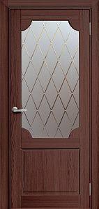 Недавно просмотренные - Дверь Берест массив сосны Классика-1 вишня, стекло Ромбы