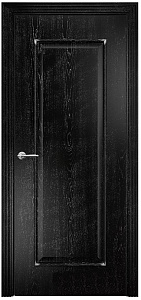Недавно просмотренные - Дверь Оникс Турин эмаль черная патина серебро, глухая