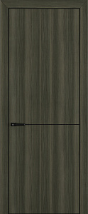 Недавно просмотренные - Дверь Z K10 toppan дуб темный, ALU кромка черная, молдинг черный, глухая