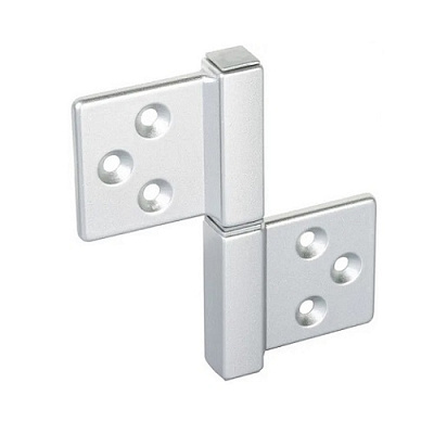 Петля накладная CH-S 85*82*3,25 SC матовый хром