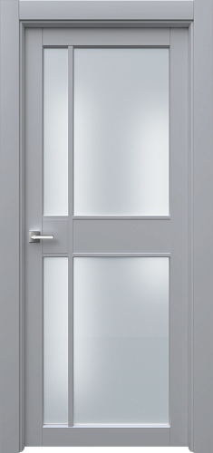 Дверь Ронд2Р4с эмаль RAL 7047, сатинат