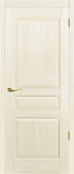 Дверь ОКА браш массив сосны Валенсия эмаль слоновая кость, глухая