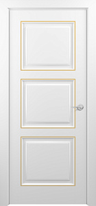 Недавно просмотренные - Дверь Z Grand Т2 эмаль White patina Gold, глухая