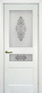 Недавно просмотренные - Дверь Текона шпон Вайт 02 ясень айсберг, шелкография серая сатинат белый