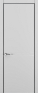 Недавно просмотренные - Дверь Z K13 полипропилен серый, молдинг серебро, ALU кромка хром, глухая