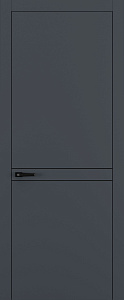 Недавно просмотренные - Дверь Z K13 полипропилен  графит премьер, молдинг черный, глухая