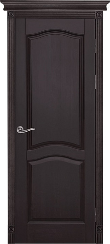 Дверь ОКА массив ольхи Лео венге, глухая