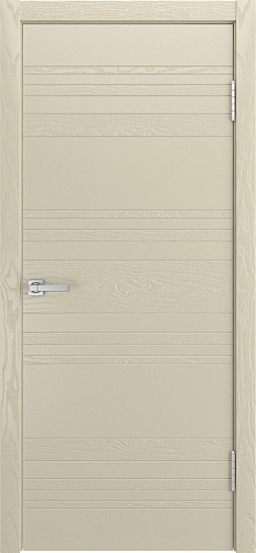 Дверь Текона шпон Комбо 01 крем, глухая