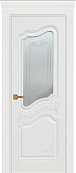Схожие товары - Дверь Юркас Испания эмаль белая, стекло мателюкс с фрезеровкой