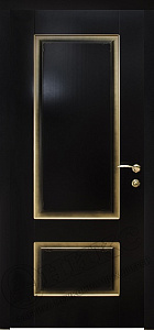 Недавно просмотренные - Дверь Оникс Марсель фрезерованная эмаль черная патина золото по МДФ, глухая