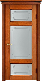 Недавно просмотренные - Дверь ПМЦ массив ольхи ОЛ55 медовый с патиной орех, стекло 55-1