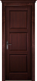 Дверь ОКА браш массив сосны Турин махагон, глухая