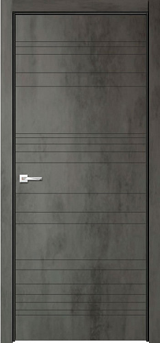 Дверь V Лоярд эмалит Севилья 20 бетон темный, глухая