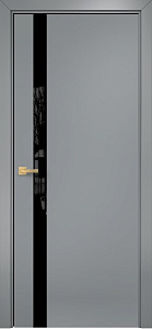 Недавно просмотренные - Дверь Оникс Верона 1 эмаль RAL 7040, триплекс черный