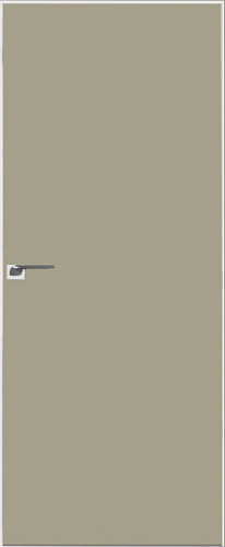 Дверь скрытая ИУ-42 AL с 4-х сторон, эмаль серый шелк 2,1 м