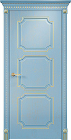 Недавно просмотренные - Дверь Оникс Валенсия фрезерованная эмаль голубая патина золото, глухая