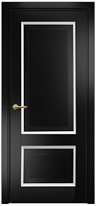 Недавно просмотренные - Дверь Оникс Тоскана 3  эмаль черная/белая, глухая