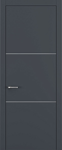 Недавно просмотренные - Дверь Z K11 полипропилен  графит премьер, молдинг серебро, глухая