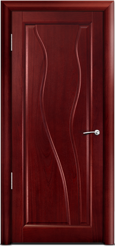 Дверь Milyana Ирэн красное дерево, глухая