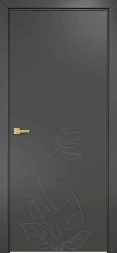 Дверь Оникс Концепт №13 PVC серый, глухая