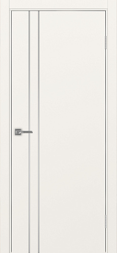 Дверь Эко 205 бежевый молдинг SC, кромка ABS, глухая