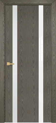 Дверь Оникс Верона 2 дуб арктик, триплекс белый