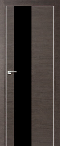 Недавно просмотренные - Дверь ProfilDoors 5Z грей кроскут, стекло черный лак, алюминиевая кромка хром с 2-х сторон