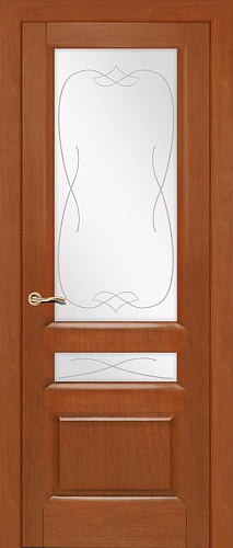 Дверь Ситидорс Малахит-2 CLASSIC темный анегри, остекленная