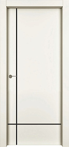 Недавно просмотренные - Дверь 1001-М3 эмаль RAL 9001, молдинг черный, глухая